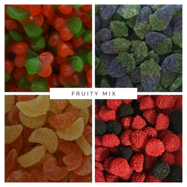 Fruity Flavoured Pick & Mix Sweets Foil Pouch 500g